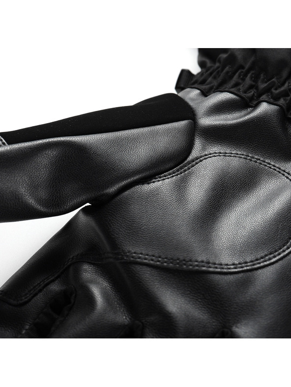 ALPINE PRO Moške smučarske rokavice z membrano ptx ALPINE PRO LEDET black