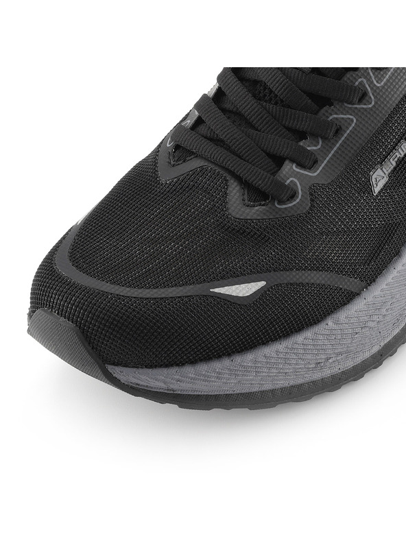 ALPINE PRO Moška tekaška obutev s podplatom carbon plate ALPINE PRO NEGAD črna