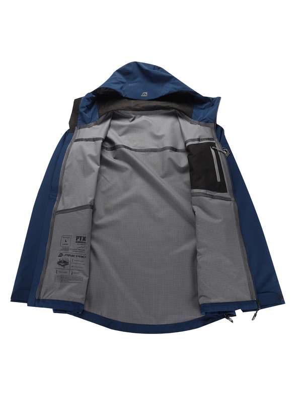 ALPINE PRO Moška jakna z membrano ptx ALPINE PRO ZARR 2 moonlit ocean