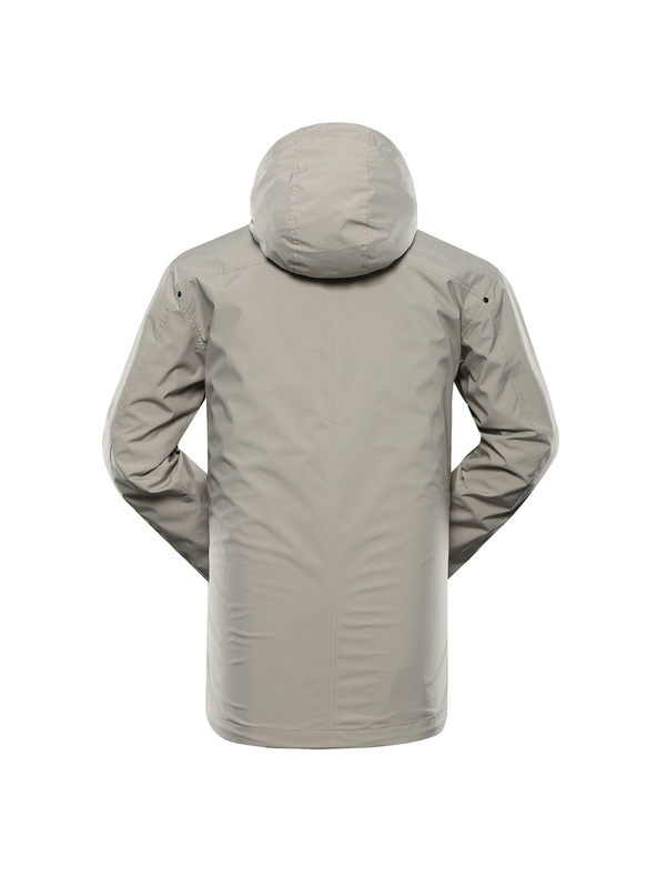 ALPINE PRO Moška jakna z membrano ptx ALPINE PRO REMON abbey stone
