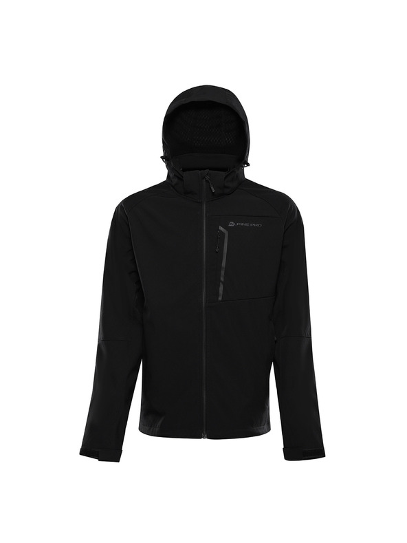 ALPINE PRO Moška softshell jakna z membrano ALPINE PRO HOOR black