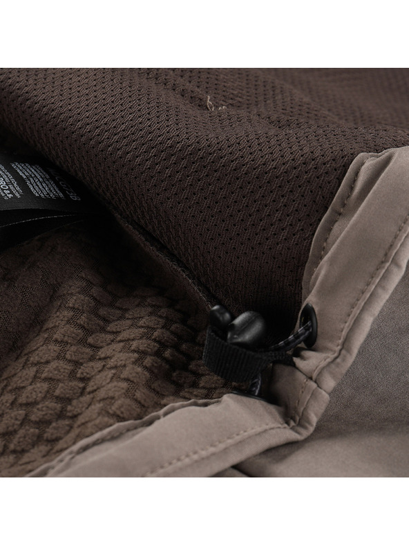 ALPINE PRO Moška softshell jakna z membrano ALPINE PRO HOOR 2 driftwood