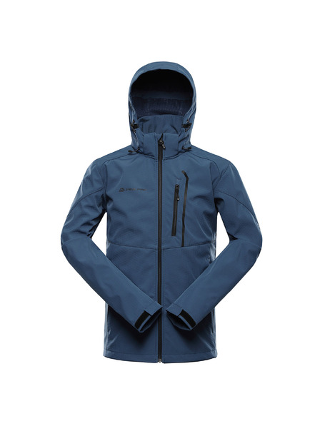 ALPINE PRO Moška softshell jakna z membrano ALPINE PRO HOOR 2 dk.metal blue