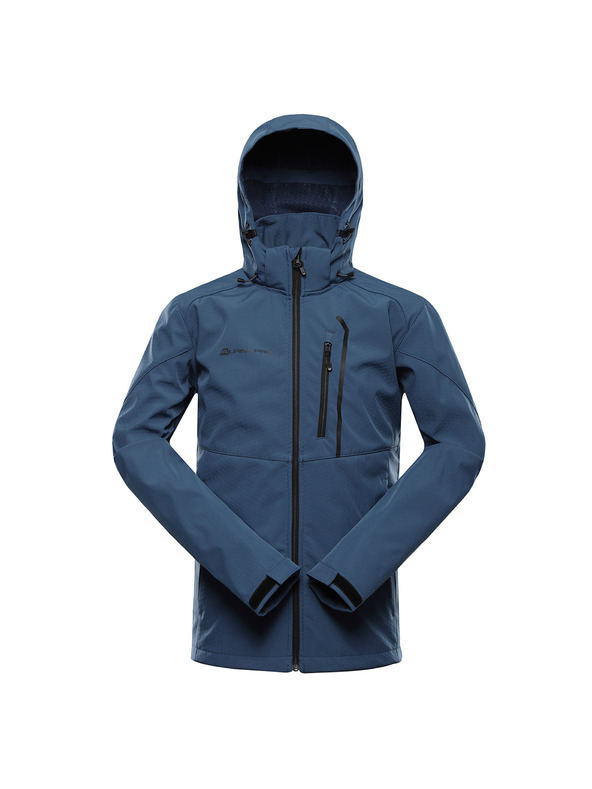 ALPINE PRO Moška softshell jakna z membrano ALPINE PRO HOOR 2 dk.metal blue