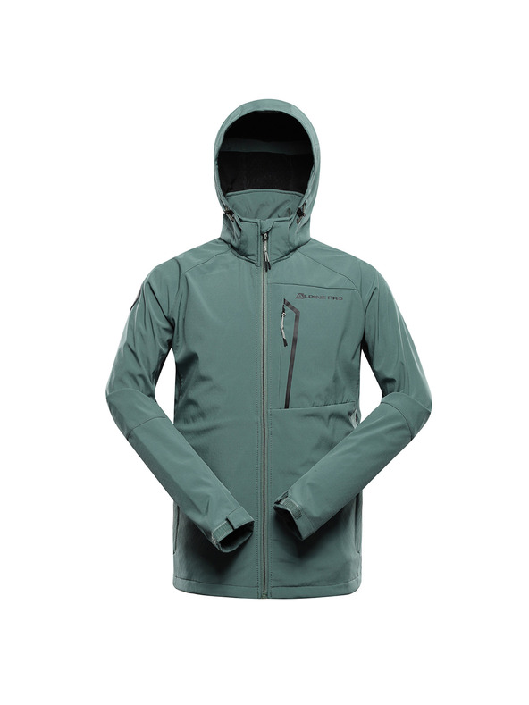 ALPINE PRO Moška softshell jakna ALPINE PRO HOOR myrtle