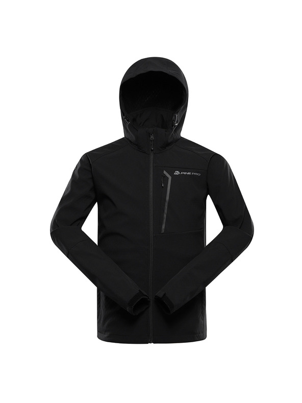 ALPINE PRO Moška softshell jakna z membrano ALPINE PRO HOOR black