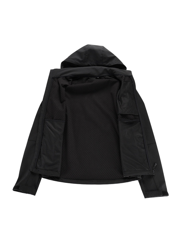 ALPINE PRO Moška softshell jakna z membrano ALPINE PRO HOOR black
