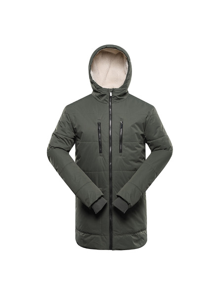 ALPINE PRO Moška daljša zimska jakna z membrano ptx ALPINE PRO COLWEL petrol