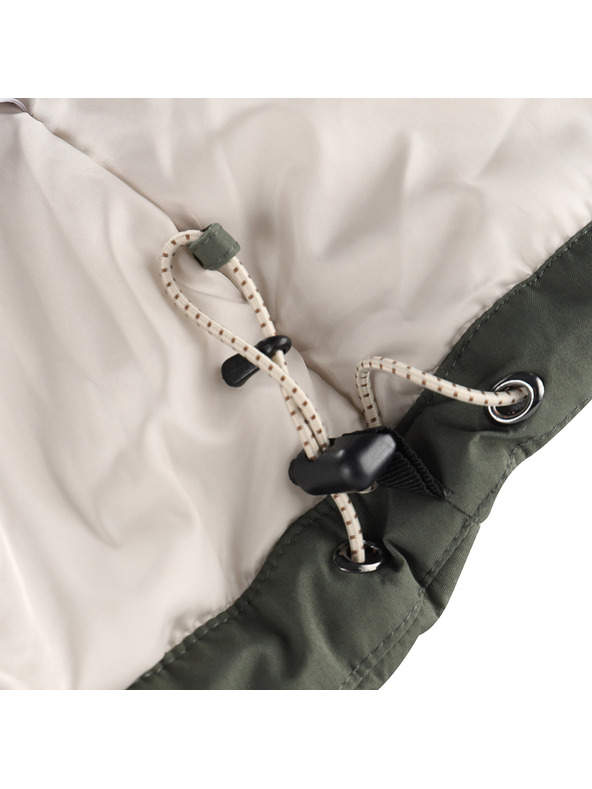 ALPINE PRO Moška daljša zimska jakna z membrano ptx ALPINE PRO COLWEL petrol