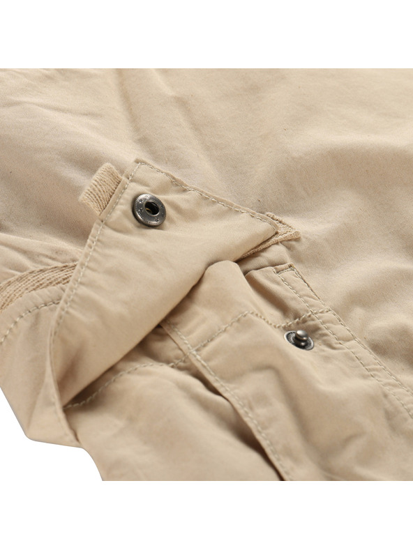 ALPINE PRO Moške bombažne kratke hlače ALPINE PRO URT camel