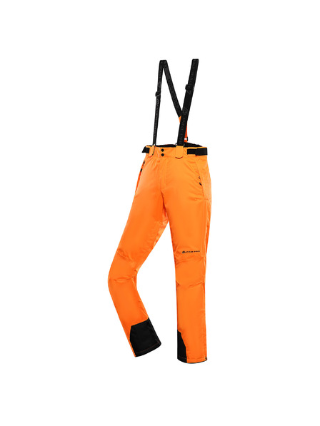 ALPINE PRO Moške smučarske hlače z membrano ptx snow ALPINE PRO EDES neon shocking orange