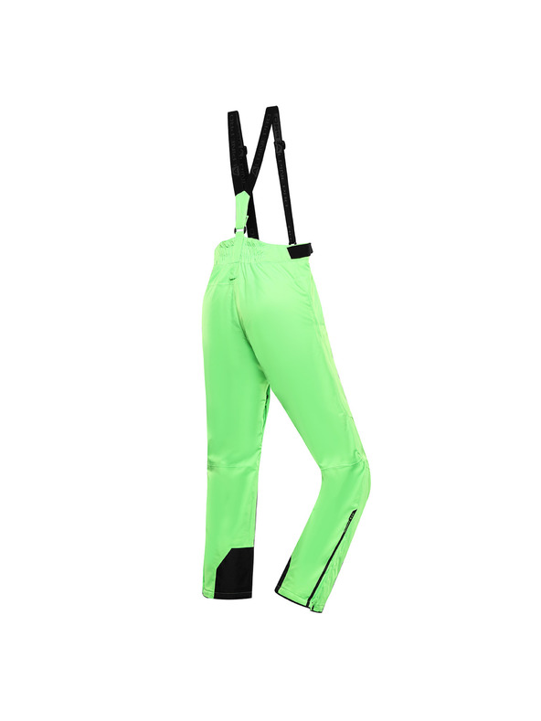 ALPINE PRO Moške smučarske hlače z membrano ptx snow ALPINE PRO EDES neon green gecko