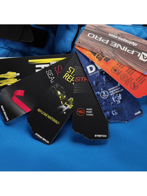 ALPINE PRO Moške smučarske hlače z membrano ptx snow ALPINE PRO EDES 2 brilliant blue
