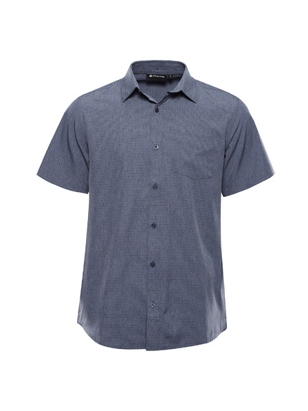 ALPINE PRO Moška hitro sušeča se srajca ALPINE PRO WERAN dk.metal blue