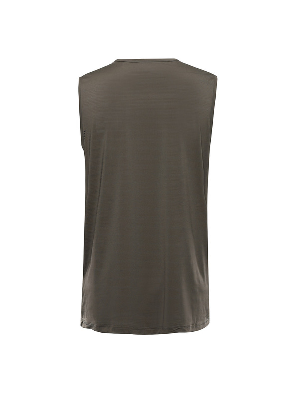 ALPINE PRO Moško hitro sušeče brezrokavno majico s cool dry ALPINE PRO GELAD 3 stone gray
