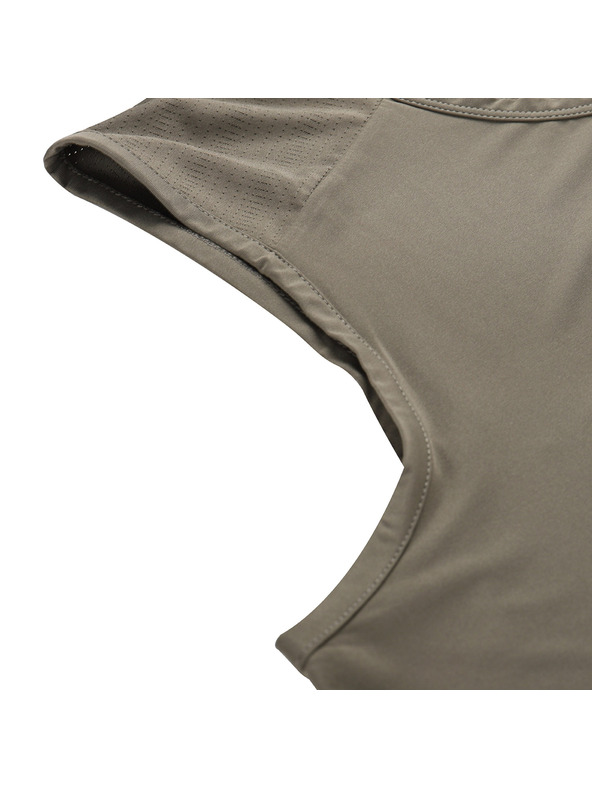 ALPINE PRO Moško hitro sušeče brezrokavno majico s cool dry ALPINE PRO GELAD 3 stone gray