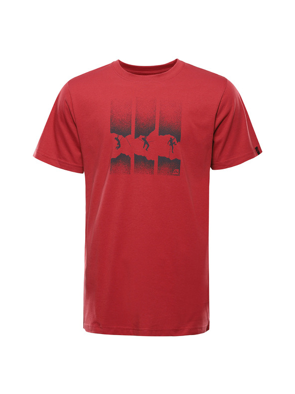 ALPINE PRO Moška hitro sušeča majica s cool dry ALPINE PRO BOLEN 2 cardinal varianta pb