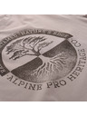 ALPINE PRO Moška bombažna majica ALPINE PRO DORG driftwood varianta pa