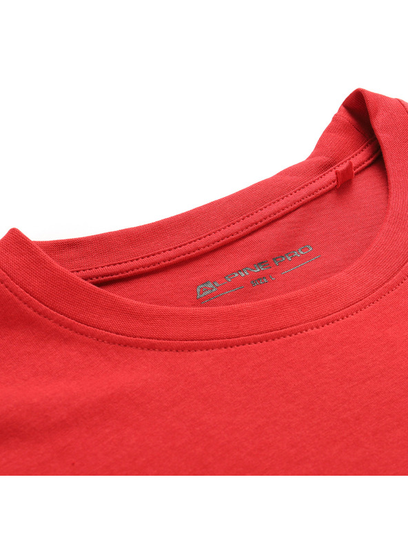 ALPINE PRO Moška bombažna majica ALPINE PRO DOMEN cardinal varianta pc