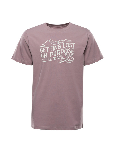 ALPINE PRO Moška bombažna majica ALPINE PRO DORG quail varianta pb