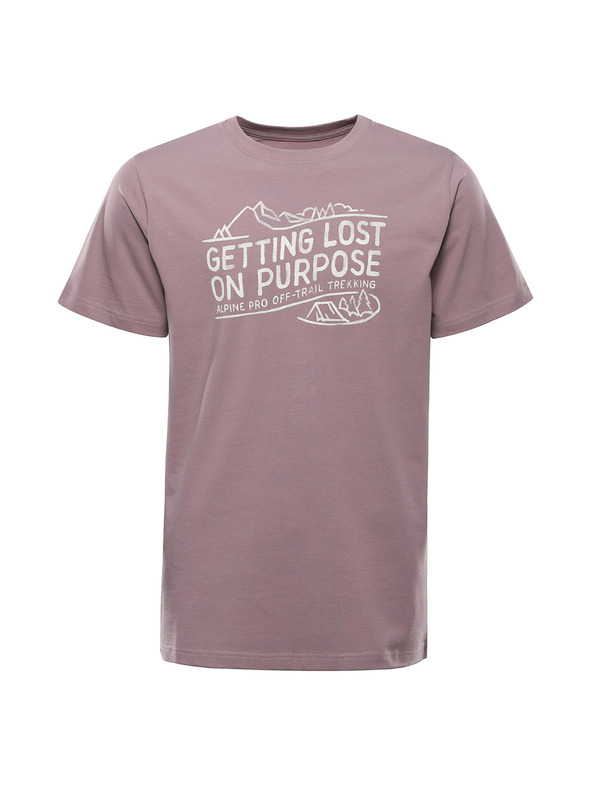 ALPINE PRO Moška bombažna majica ALPINE PRO DORG quail varianta pb