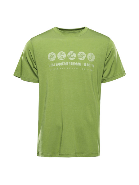 ALPINE PRO Moška funkcionalna majica z antibakterijsko obdelavo ALPINE PRO LYOR peridot