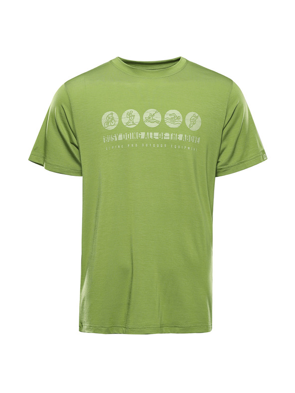 ALPINE PRO Moška funkcionalna majica z antibakterijsko obdelavo ALPINE PRO LYOR peridot