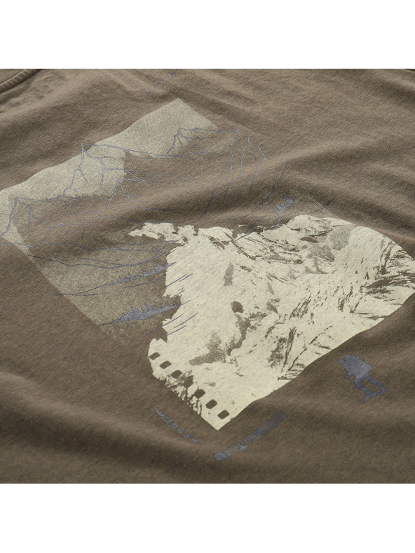 ALPINE PRO Moška majica iz materiala, ki se ne mečka, ALPINE PRO NOGER stone gray varianta pb