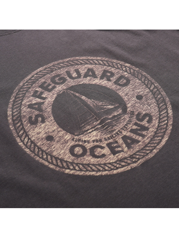 ALPINE PRO Moška bombažna majica ALPINE PRO DOMEN obsidian varianta pa