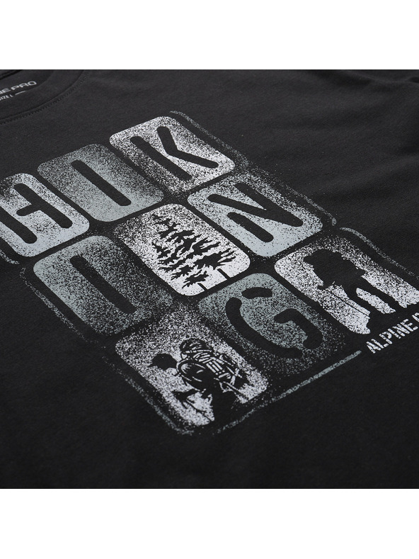 ALPINE PRO Moška hitro sušeča majica s hladnim sušenjem ALPINE PRO BOLEN 2 črna različica pa