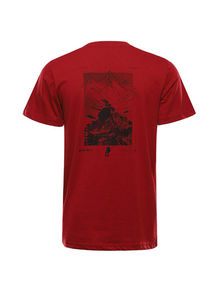 ALPINE PRO Moška majica iz materiala, ki se ne mečka, ALPINE PRO NOGER cardinal varianta pb