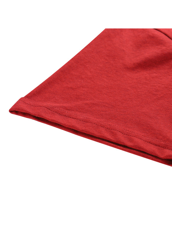 ALPINE PRO Moška majica iz materiala, ki se ne mečka, ALPINE PRO NOGER cardinal varianta pb