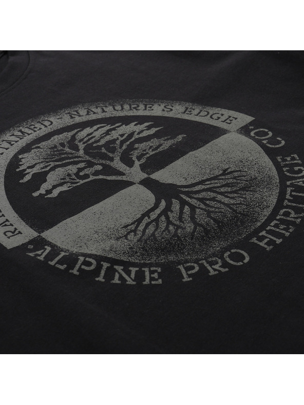 ALPINE PRO Moška bombažna majica ALPINE PRO DORG black varianta pa