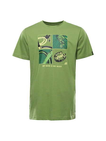 ALPINE PRO Moška majica iz organske bombažne ALPINE PRO TERMES 3 peridot varianta pa