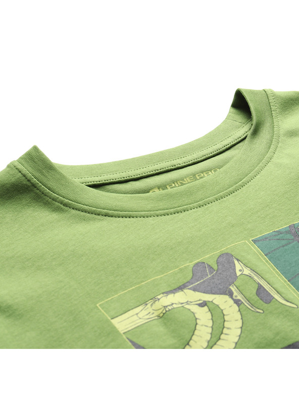 ALPINE PRO Moška majica iz organske bombažne ALPINE PRO TERMES 3 peridot varianta pa