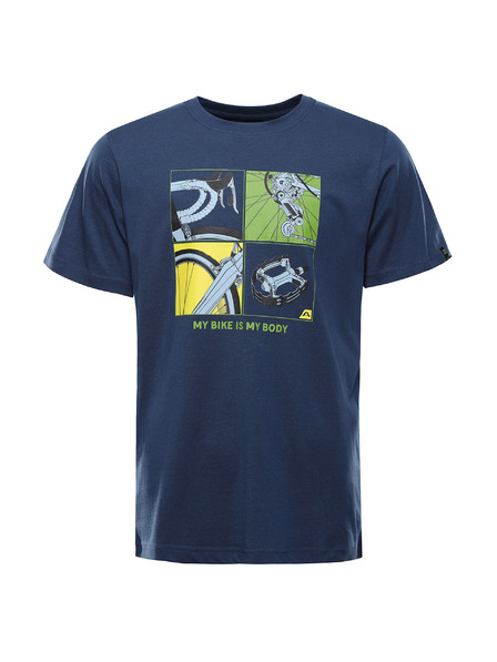 ALPINE PRO Moška majica iz organske bombažne ALPINE PRO TERMES 3 blue wing teal varianta pa