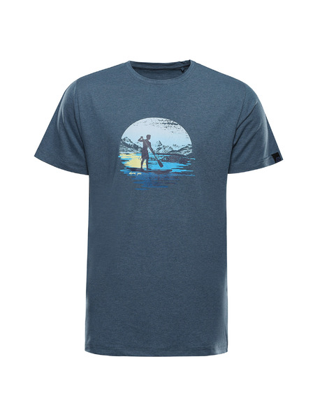 ALPINE PRO Moška majica iz materiala, ki se ne mečka, ALPINE PRO GORAF 2 dk.metal blue varianta pa