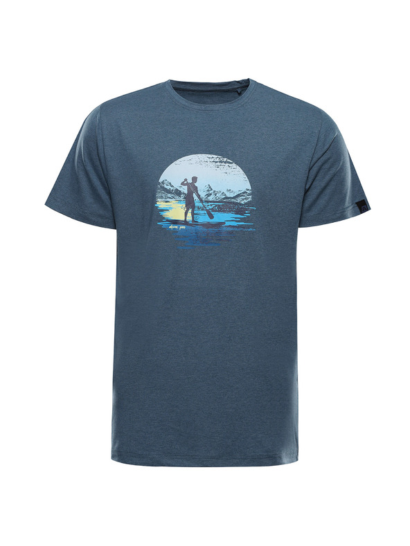 ALPINE PRO Moška majica iz materiala, ki se ne mečka, ALPINE PRO GORAF 2 dk.metal blue varianta pa