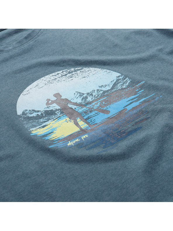 ALPINE PRO Moška majica iz materiala, ki se ne mečka, ALPINE PRO GORAF 2 dk.metal blue varianta pa