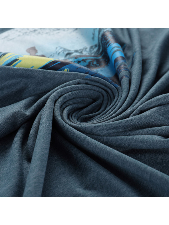 ALPINE PRO Moška majica iz materiala, ki se ne mečka, ALPINE PRO GORAF 2 dk.metal blue varianta pa