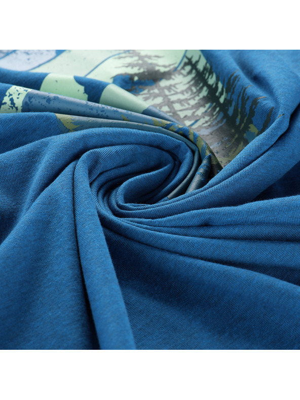 ALPINE PRO Moška majica iz materiala, ki se ne mečka, ALPINE PRO NOGER moonlit ocean varianta pa