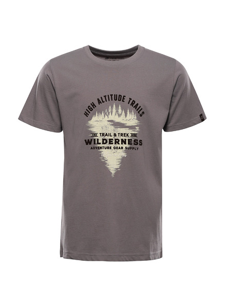 ALPINE PRO Moška bombažna majica ALPINE PRO DOMEN driftwood varianta pc