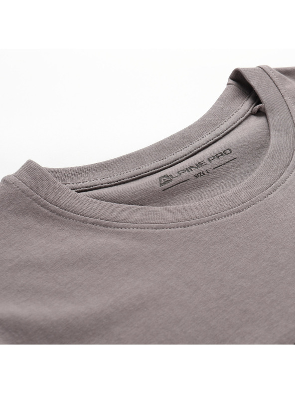 ALPINE PRO Moška bombažna majica ALPINE PRO DOMEN driftwood varianta pc