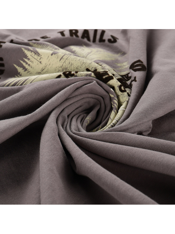 ALPINE PRO Moška bombažna majica ALPINE PRO DOMEN driftwood varianta pc