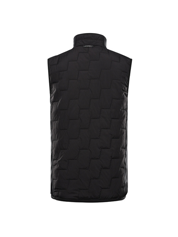 ALPINE PRO Moška topla telovnik z merino polnilom ALPINE PRO NERC black