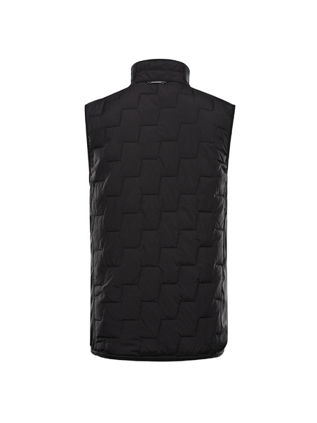 ALPINE PRO Moška topla telovnik z merino polnilom ALPINE PRO NERC black