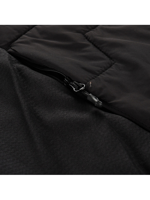 ALPINE PRO Moška topla telovnik z merino polnilom ALPINE PRO NERC black