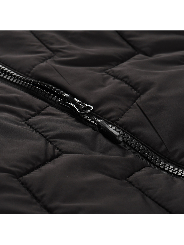 ALPINE PRO Moška topla telovnik z merino polnilom ALPINE PRO NERC black