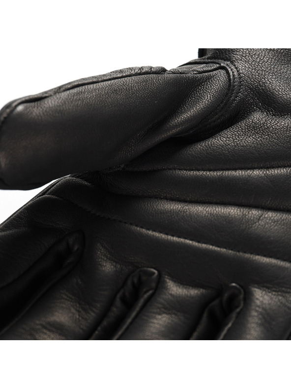 ALPINE PRO Smučarske usnjene rokavice ALPINE PRO UWEQE black