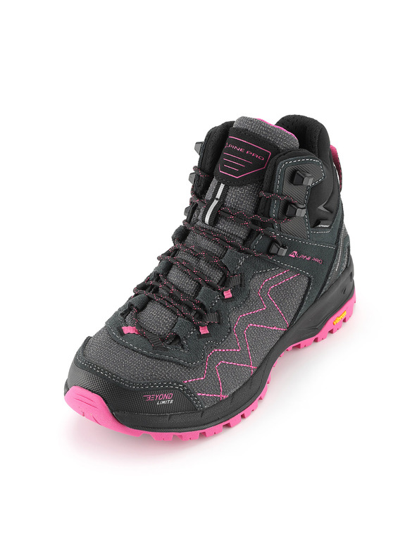 ALPINE PRO Zunanja obutev s ptx membrano ALPINE PRO CERNE 2 dk.true gray